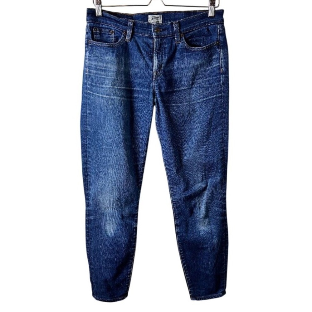 J.Crew Toothpick Skinny Jeans Women's Size 29 Blue Stretch Denim‎